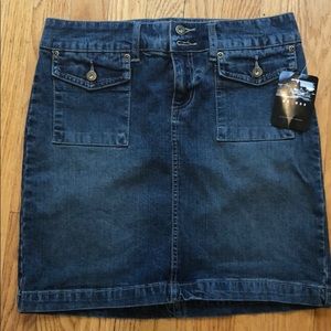 17” mineral wash jean skirt by axcess - size 4